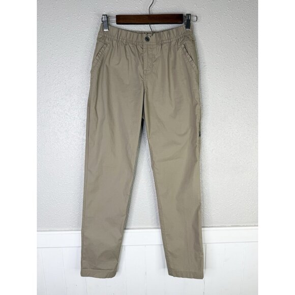 Prana Double Peak All Around Pant Tan Sandbar Hiking SPF 50 Size 2 Ripstop - Picture 2 of 13